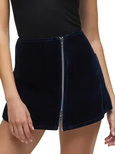 Hudson Jeans Women's Velvet Wrap Skort | Thumbnail 4