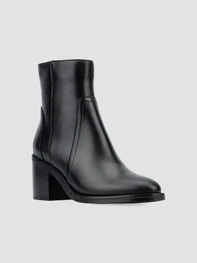 Aquatalia Women's Janella 70MM Leather Ankle Boots - Black - Size 11 | Thumbnail 2 Aquatalia Women's Janella 70MM Leather Ankle Boots - Black - Size 11 | Thumbnail 2