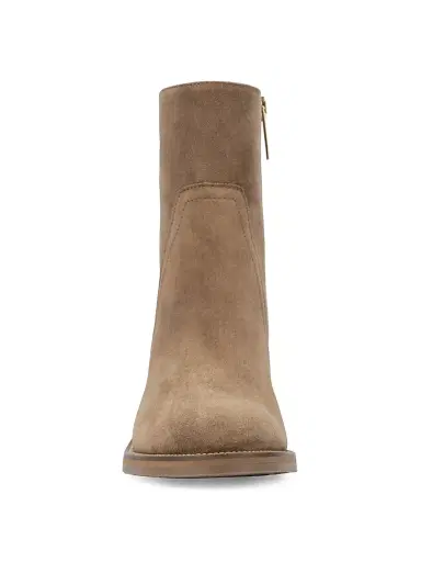 Aquatalia Women's Janela 65MM Suede Booties - Champagne - Size 11 | Thumbnail 3 Aquatalia Women's Janela 65MM Suede Booties - Champagne - Size 11 | Thumbnail 3