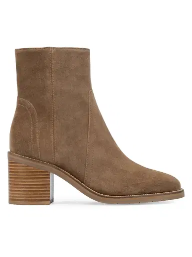 Aquatalia Women's Janela 65MM Suede Booties - Champagne - Size 11 | Thumbnail 1 Aquatalia Women's Janela 65MM Suede Booties - Champagne - Size 11 | Thumbnail 1