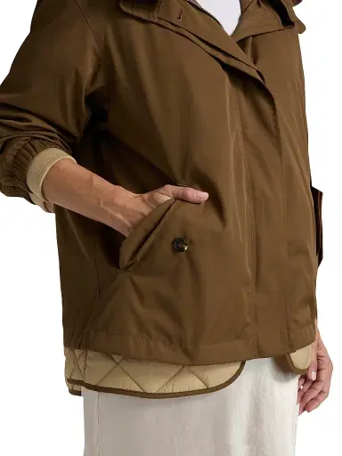 rag & bone Women's Taki Convertible Jacket - Brown | Thumbnail 6
