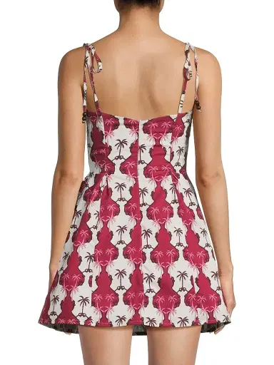 Peixoto Women's Printed Stretch-Cotton Minidress | Thumbnail 5 Peixoto Women's Printed Stretch-Cotton Minidress | Thumbnail 5