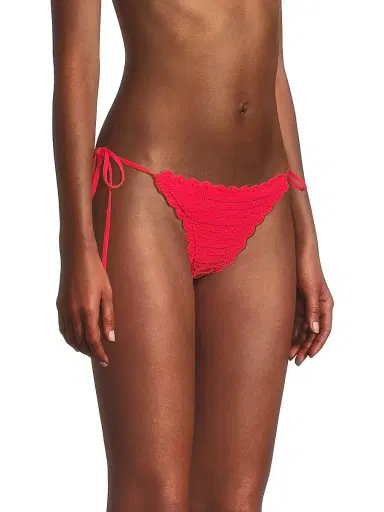 BEACH RIOT Women's Crochet Soleil Swim Bottom | Thumbnail 4