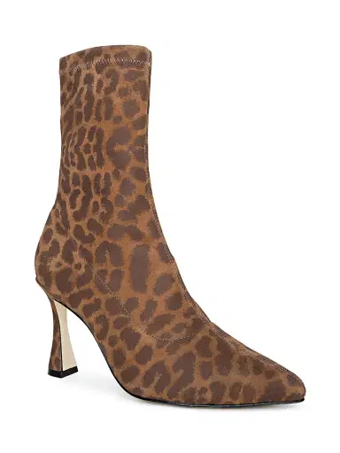 L'Agence Women's Severine 120MM Leopard Suede Booties | Thumbnail 2