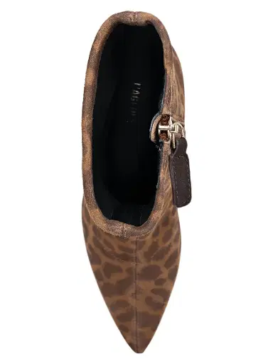 L'Agence Women's Severine 120MM Leopard Suede Booties | Thumbnail 4