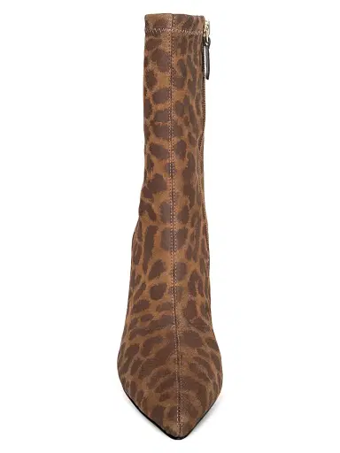 L'Agence Women's Severine 120MM Leopard Suede Booties | Thumbnail 5