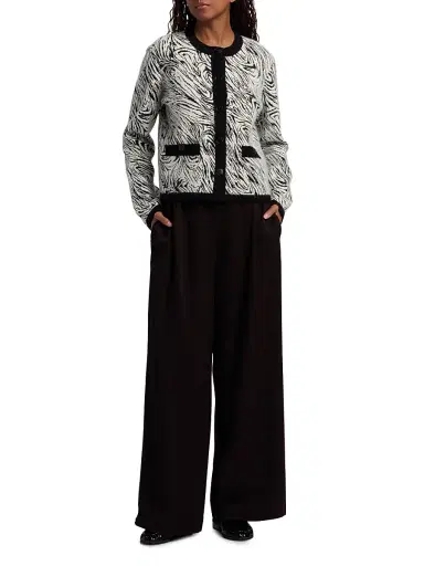 Proenza Schouler White Label Women's Amina Jacquard Jacket | Thumbnail 2 Proenza Schouler White Label Women's Amina Jacquard Jacket | Thumbnail 2