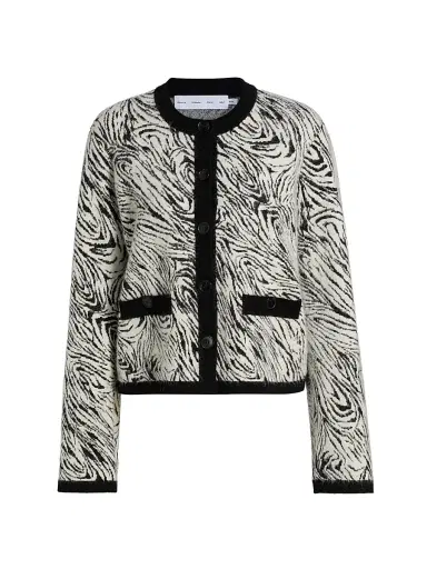 Proenza Schouler White Label Women's Amina Jacquard Jacket | Thumbnail 1 Proenza Schouler White Label Women's Amina Jacquard Jacket | Thumbnail 1