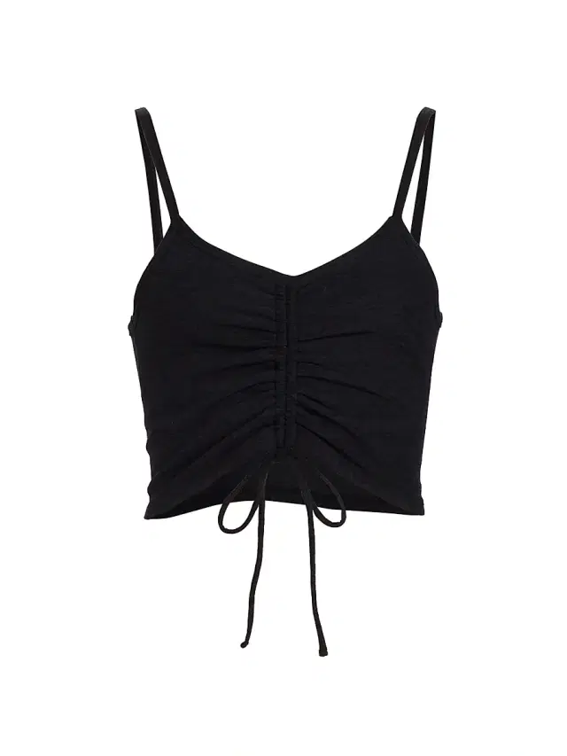 Beyond Yoga Women's Ruched Cropped Tank Top - Darkest Night