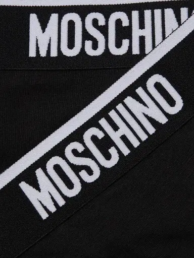 MOSCHINO Women's Intimo Donna 2-Pack Logo Thong Set | Thumbnail 6 MOSCHINO Women's Intimo Donna 2-Pack Logo Thong Set | Thumbnail 6