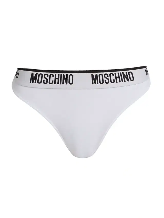 Women's  Intimo Donna Logo Thongs 2-Pack - White