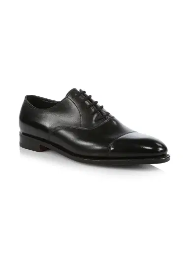John Lobb Men's City II Leather Oxford Loafers | Thumbnail 2