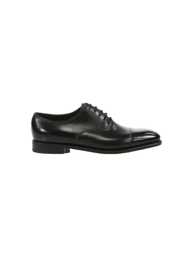 John Lobb Men's City II Leather Oxford Loafers - Black