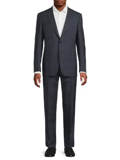 Canali Men's Milano-Trim Fit Plaid Suit | Thumbnail 3