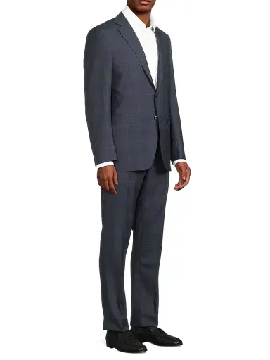 Canali Men's Milano-Trim Fit Plaid Suit | Thumbnail 4