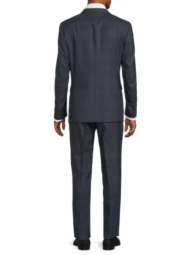 Canali Men's Milano-Trim Fit Plaid Suit | Thumbnail 5