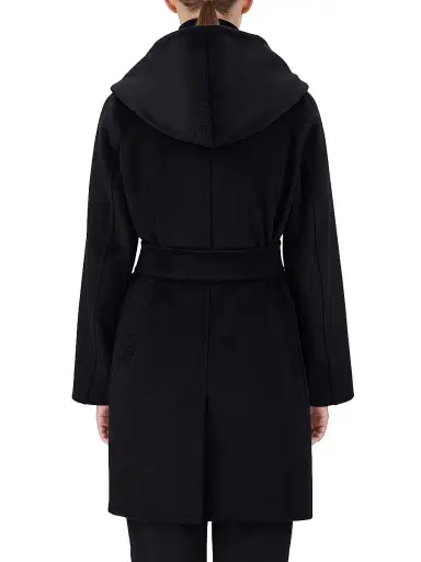 Max Mara Women's Rialto Camel Hair Hooded Wrap Coat - Camel | Thumbnail 9 Max Mara Women's Rialto Camel Hair Hooded Wrap Coat - Camel | Thumbnail 9