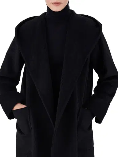 Max Mara Women's Rialto Camel Hair Hooded Wrap Coat - Camel | Thumbnail 10 Max Mara Women's Rialto Camel Hair Hooded Wrap Coat - Camel | Thumbnail 10