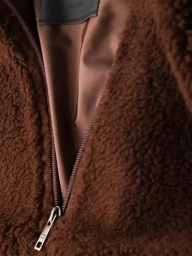 Prada Men's Wool Blend Hoodie - Brown | Thumbnail 6