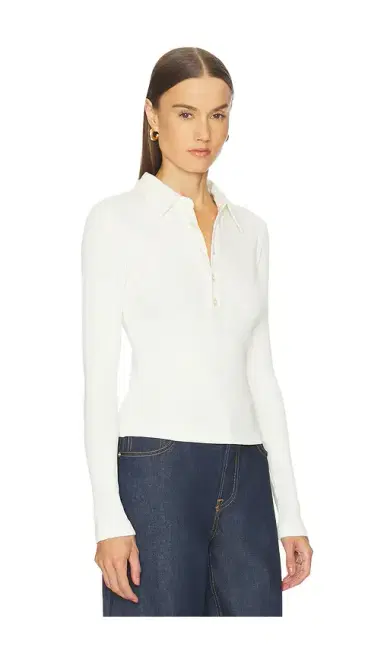 Citizens of Humanity Long Sleeve 60's Polo | Thumbnail 2
