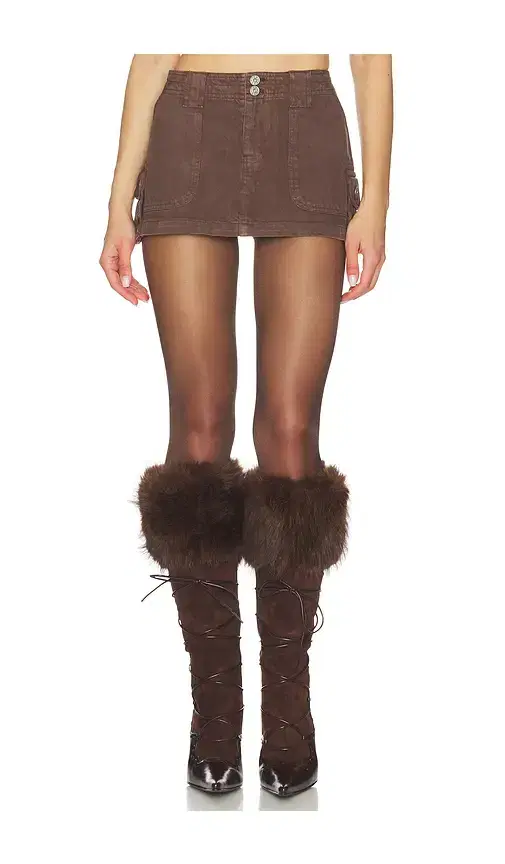 GUIZIO Anais Cargo Mini Skirt