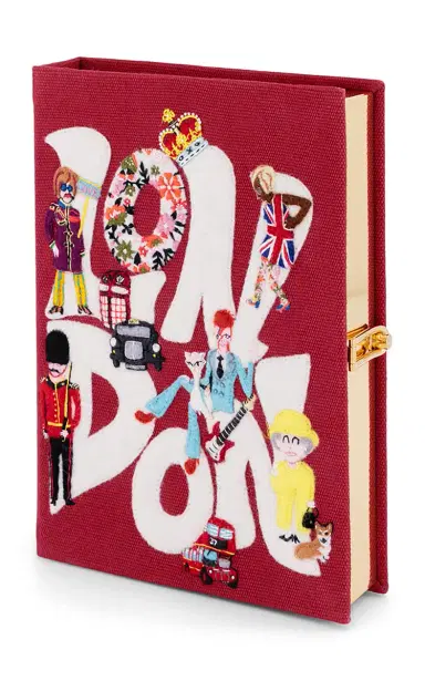 Olympia Le-Tan London Book Clutch | Thumbnail 4 Olympia Le-Tan London Book Clutch | Thumbnail 4