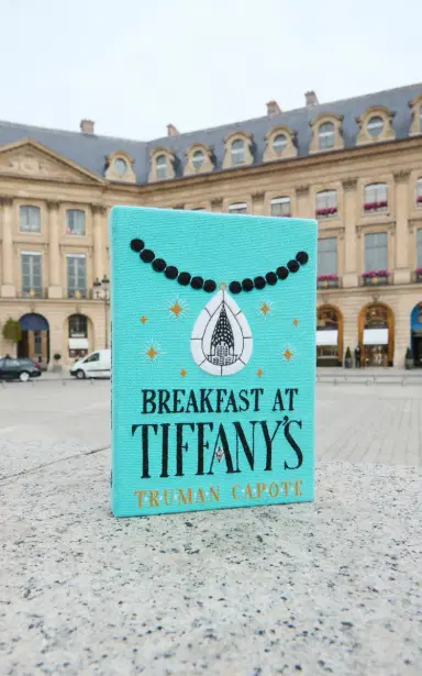 Olympia Le-Tan Turquoise Breakfast At Tiffany's Clutch - Blue - OS | Thumbnail 5