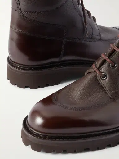 John Lobb Peak Panelled Leather Boots - Men | Thumbnail 5 John Lobb Peak Panelled Leather Boots - Men | Thumbnail 5