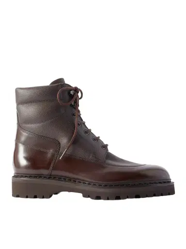 John Lobb Peak Panelled Leather Boots - Men | Thumbnail 1 John Lobb Peak Panelled Leather Boots - Men | Thumbnail 1