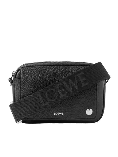 Loewe Pebble Full-Grain Leather Messenger Bag - Men | Thumbnail 1