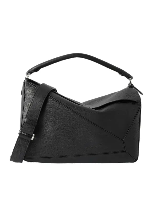 Loewe Puzzle Edge Large Logo-Debossed Full-Grain Leather Messenger Bag - Men