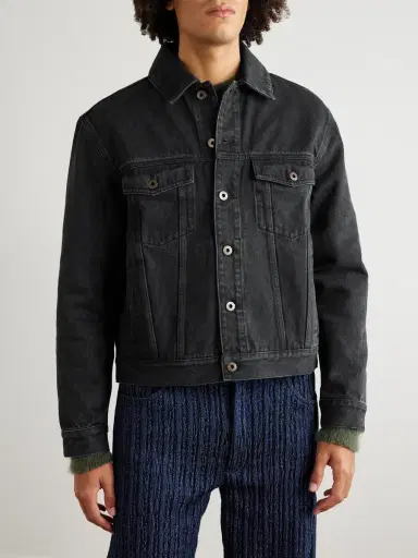 Loewe Anagram Logo-Appliquéd Denim Jacket - Men | Thumbnail 3