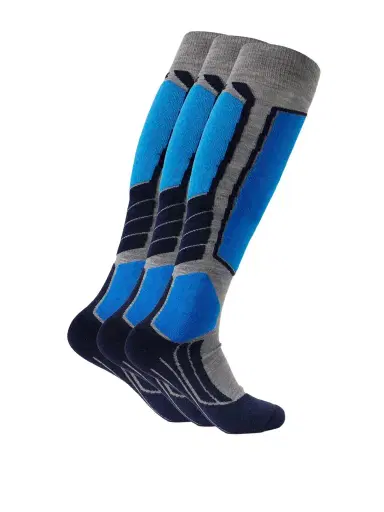FALKE SK2 Intermediate Three-Pack Jacquard-Knit Ski Socks - Men | Thumbnail 1 FALKE SK2 Intermediate Three-Pack Jacquard-Knit Ski Socks - Men | Thumbnail 1