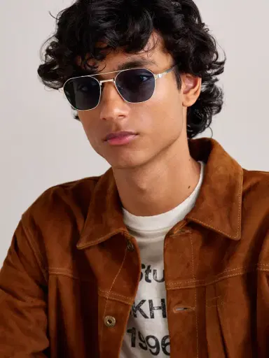 Cartier Eyewear Santos de Cartier Aviator-Style Silver-Tone Sunglasses - Men | Thumbnail 2 Cartier Eyewear Santos de Cartier Aviator-Style Silver-Tone Sunglasses - Men | Thumbnail 2
