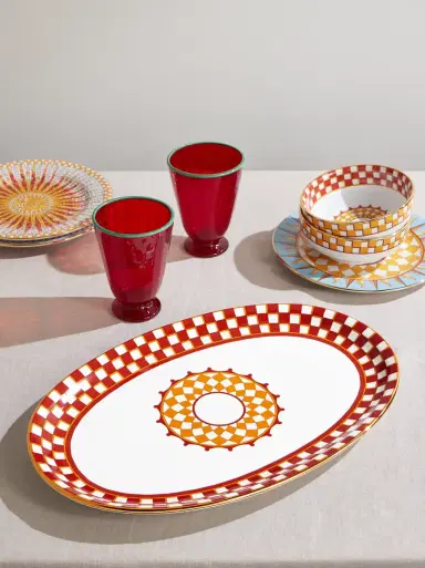 La DoubleJ Gold-Trimmed Painted Porcelain Platter - Men | Thumbnail 2 La DoubleJ Gold-Trimmed Painted Porcelain Platter - Men | Thumbnail 2