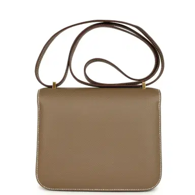 HERMÈS Hermes Constance 18 Etoupe Epsom Gold Hardware | Thumbnail 4