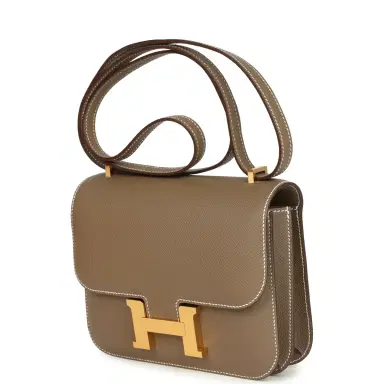 HERMÈS Hermes Constance 18 Etoupe Epsom Gold Hardware | Thumbnail 5