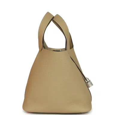 HERMÈS Hermes Picotin Lock 22 Trench Clemence Palladium Hardware | Thumbnail 3 HERMÈS Hermes Picotin Lock 22 Trench Clemence Palladium Hardware | Thumbnail 3
