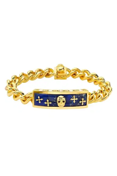 BUDDHA MAMA Lapis Biker Bracelet | Thumbnail 1 BUDDHA MAMA Lapis Biker Bracelet | Thumbnail 1