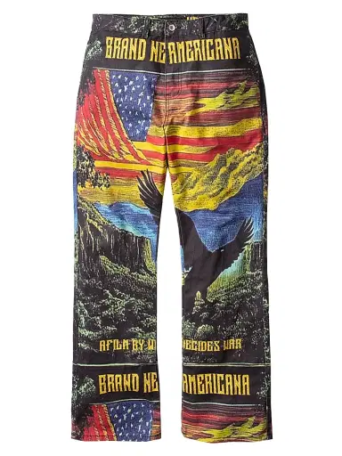 Who Decides War Men's Film Cotton Trousers - Size 40 | Thumbnail 1