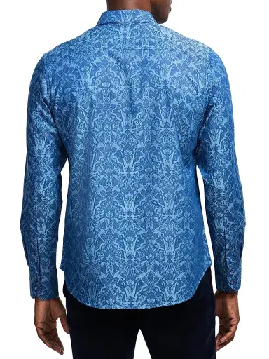 Robert Graham Men's Highland Printed Woven Shirt | Thumbnail 5 Robert Graham Men's Highland Printed Woven Shirt | Thumbnail 5