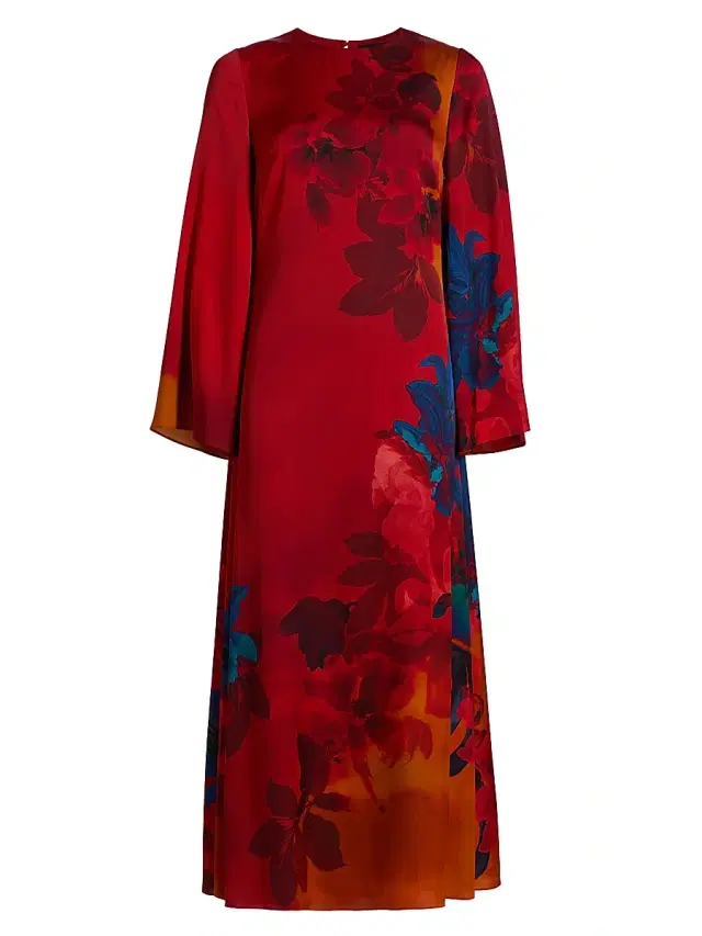 Elie Tahari Women's Payton Floral Silk Maxi Dress - Flowers Of Paradise Print