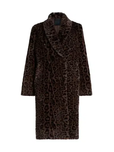 Elie Tahari Women's Bianca Leopard-Print Faux-Fur Coat | Thumbnail 1 Elie Tahari Women's Bianca Leopard-Print Faux-Fur Coat | Thumbnail 1