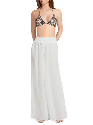Ramy Brook Women's Dario Lace-Side Pants - White | Thumbnail 2 Ramy Brook Women's Dario Lace-Side Pants - White | Thumbnail 2