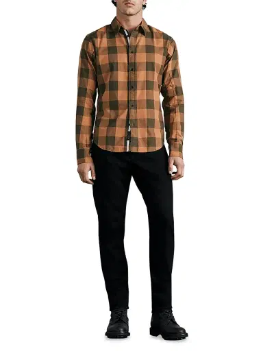 rag & bone Men's Fit-3 Authentic Stretch Slim-Fit Jeans - Black | Thumbnail 2