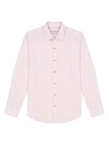 Robert Graham Men's Angola Plaid Button-Front Shirt - Pink - Size XXL | Thumbnail 1 Robert Graham Men's Angola Plaid Button-Front Shirt - Pink - Size XXL | Thumbnail 1