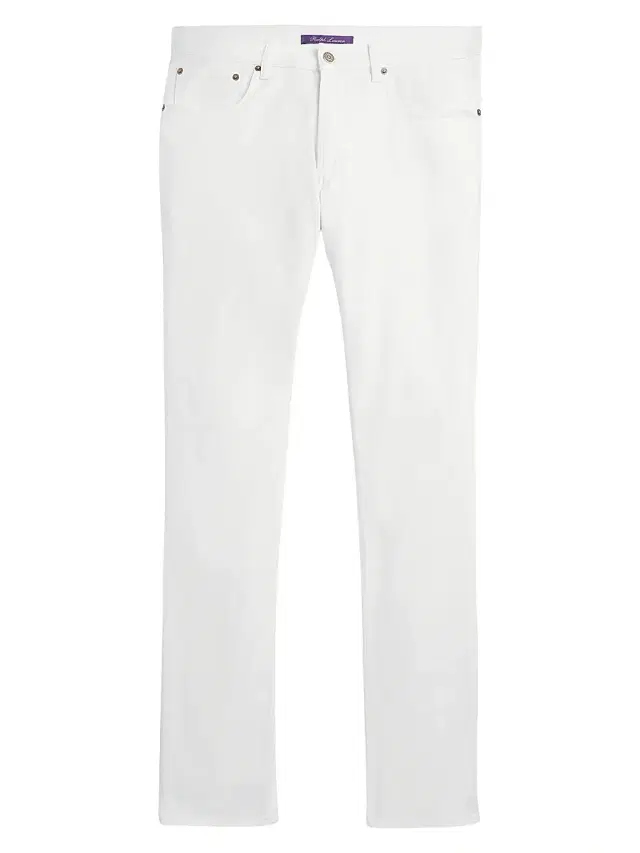 Men's Slim-Fit Stretch Twill Pants - Steel Grey