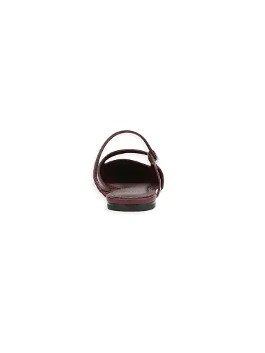 Vince Women's Gilia Hardware-Accent Leather Mules - Deep Cherry - Size 8 | Thumbnail 3