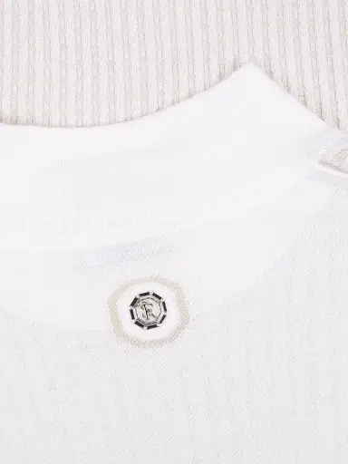 Stefano Ricci Men's Mock Turtleneck Sweater - White - Size 46 | Thumbnail 6