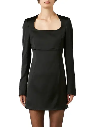 LIBEROWE Women's Judy Duchess Satin Minidress | Thumbnail 4